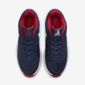 Navy and Red Athletic SneakersNike Ja 1 Basketball Shoes (FQ4796-403, Midnight N